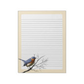 Little Bird Blue, Notitieblok (Gedraaid)