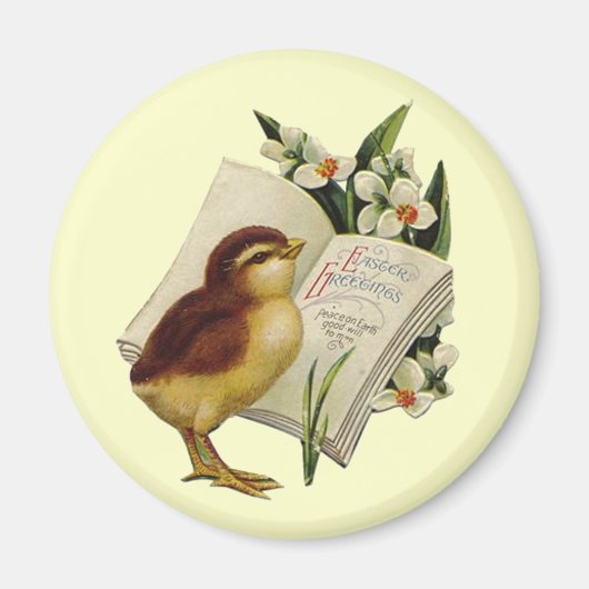 Little Bird Easter Magnet Magneet (Voorkant)