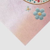Little Bird Floral Pink Tissue Paper Tissuepapier (Detail)