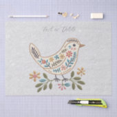 Little Bird Kleurrijk Bloemweefsel Papier (Craft)