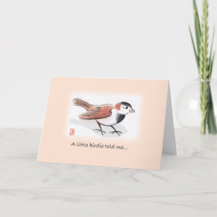 Little Birdie Gefeliciteerd met de Kaart