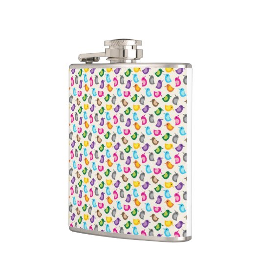 Little Birdie Pink en Blue Whimsical Girly Heupfles (Links)