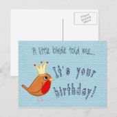 Little Birdie vertelde me Briefkaart (Voorkant / Achterkant)