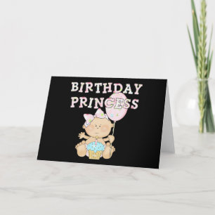 Little Birthday Princess Tshirts en Gifts Kaart