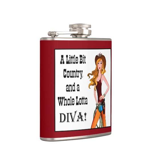 Little Bit Country en een Whole Lotta DIVA! Heupfles (Rechts)