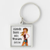 Little Bit Country en een Whole Lotta DIVA! Sleutelhanger (Voorkant)