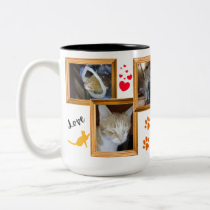 Little Bit en Jerry Tweekleurige Koffiemok