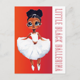 Little Black Ballerina Briefkaart