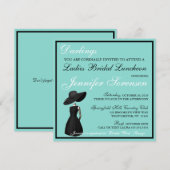 Little Black Dress Dames Luncheon Shower Party (Voorkant / Achterkant)