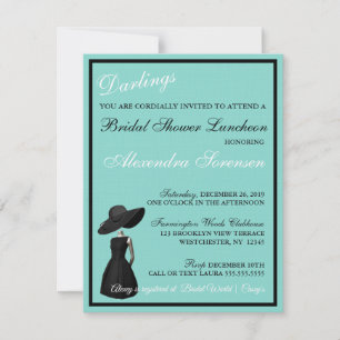 Little Black Dress Tea Bridal Brunch Shower Party