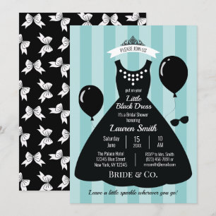 Little Black Dress Vrijgezellenfeest Kaart