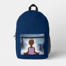 Little Black Girl Meditatie Rugzak