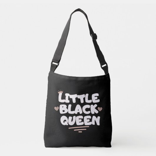 Little Black Queen Cross-Body Bag Crossbody Tas (Voorkant)