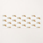 Little Blondie Cat Wondering Yogamat (Voorkant (horizontaal))