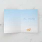 Little Blue Bird Baby shower - Hartelijk dank Bedankkaart (Binnen)