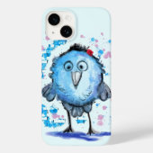 Little Blue Bird Funny coque iphone (Verso)