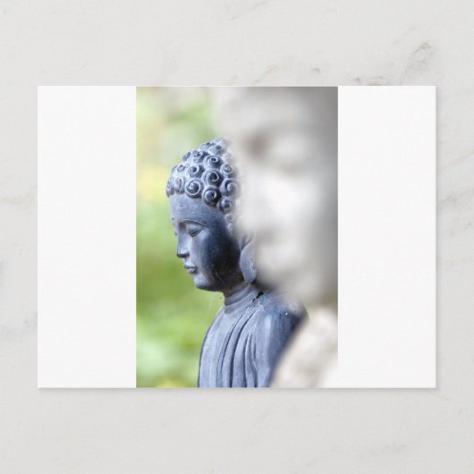 Little Blue Buddha Briefkaart (Voorkant)