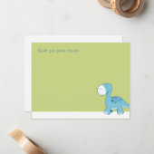 Little Blue Diplodocus | Cartes de remerciement pl (Devant/Arrière en situation)