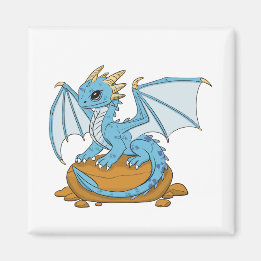 Little Blue Dragon Magneet