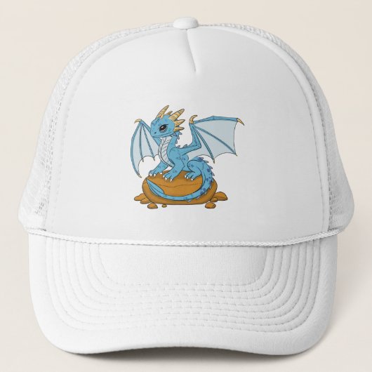 Little Blue Dragon Trucker Pet (Voorkant)