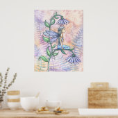 Little Blue Fairy Poster van Molly Harrison (Keuken)