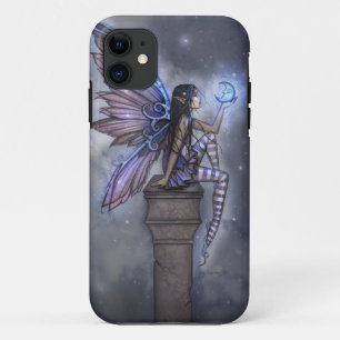 Little Blue Moon Fairy iPhone nauwelijks daar Hoes