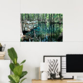 Little Blue Spring Pool Print (Thuiskantoor)