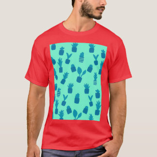 Little Blue Teracotta Plant Pots T-shirt