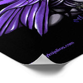 "Little Blue" Violet Butterfly Fairy Poster (Hoek)