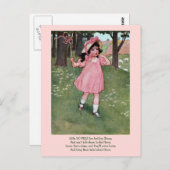 Little Bo-Peep and Missing Sheep Nursery Rhyme Briefkaart (Voorkant / Achterkant)