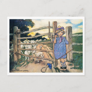 Little Bo-Peep, Jessie Willcox Smith Briefkaart