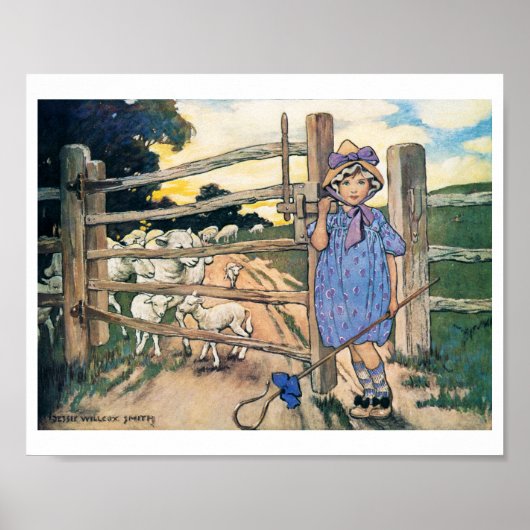 Little Bo-Peep, Jessie Willcox Smith Poster (Voorkant)