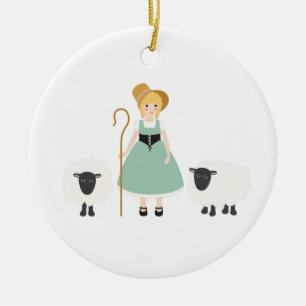 Little Bo Peep Keramisch Ornament