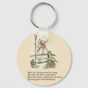 Little Bo Peep-kinderrijmpje Sleutelhanger
