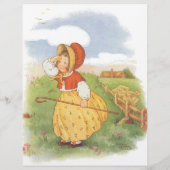  Little Bo Peep Moeder Goose Nursery Rhyme Flyer (Achterkant)