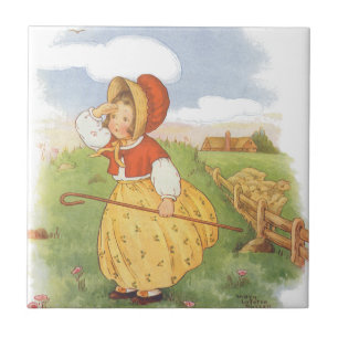  Little Bo Peep Moeder Goose Nursery Rhyme Tegeltje