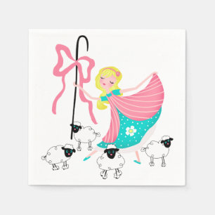 Little Bo Peep Napkins Servetten