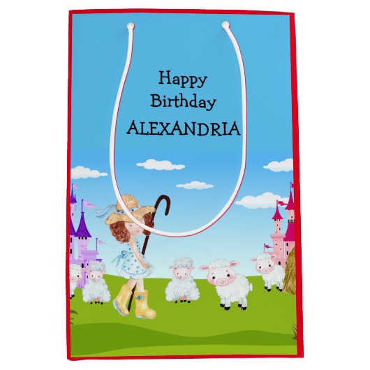 Little Bo Peep New Fun Kinder Fab Amazing Medium Cadeauzakje (Voorkant)