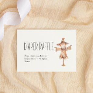 Little Boerderij Nursery Baby shower Luier Raffle Notitiekaartje