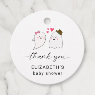 Little Boo Baby shower Halloween Bedankt Script Bedankjes Labels
