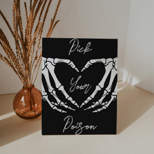 Little Boo Baby shower Pick Your Poison Poster