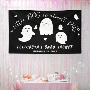 Little Boo Bijna te wijten aan Halloween Baby show Spandoek