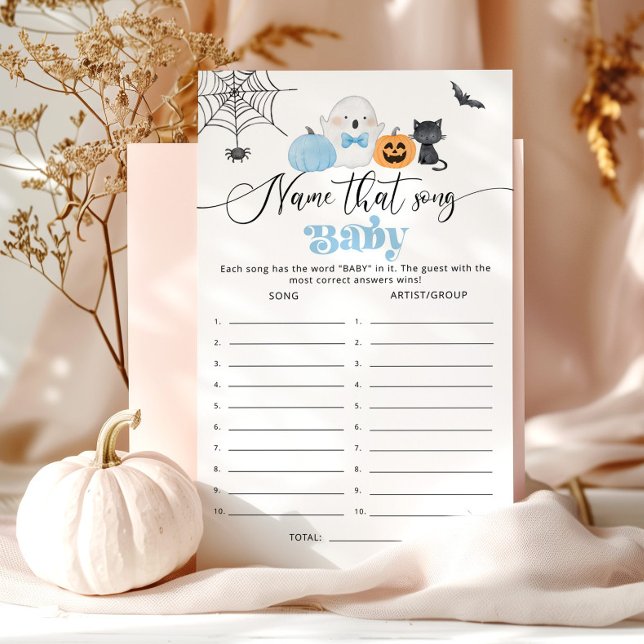 Little Boo blue Naam dat liedje baby shower spel (Creator heeft geüpload)