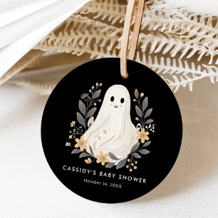 Little Boo Boho Ghost Halloween Baby shower Bedankjes Labels