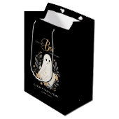 Little Boo Boho Ghost Halloween Baby shower Medium Cadeauzakje (Voorkant Gekanteld)