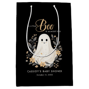 Little Boo Boho Ghost Halloween Baby shower Medium Cadeauzakje
