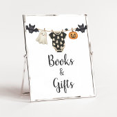Little Boo Clothesline Baby Boeken en geschenken T Poster