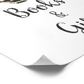 Little Boo Clothesline Baby Boeken en geschenken T Poster (Hoek)