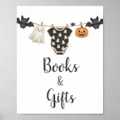 Little Boo Clothesline Baby Boeken en geschenken T Poster (Voorkant)