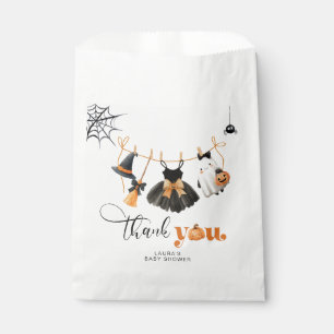 Little Boo Clothesline baby shower bedankkaart Bedankzakje
